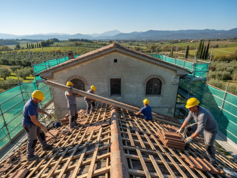 Rifacimento tetti Lucca